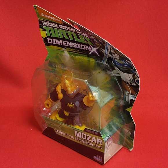 Nickelodean Teenage Mutant Ninja Turtles Dimension X Mozar Leader of the Tricera - Picture 7 of 10